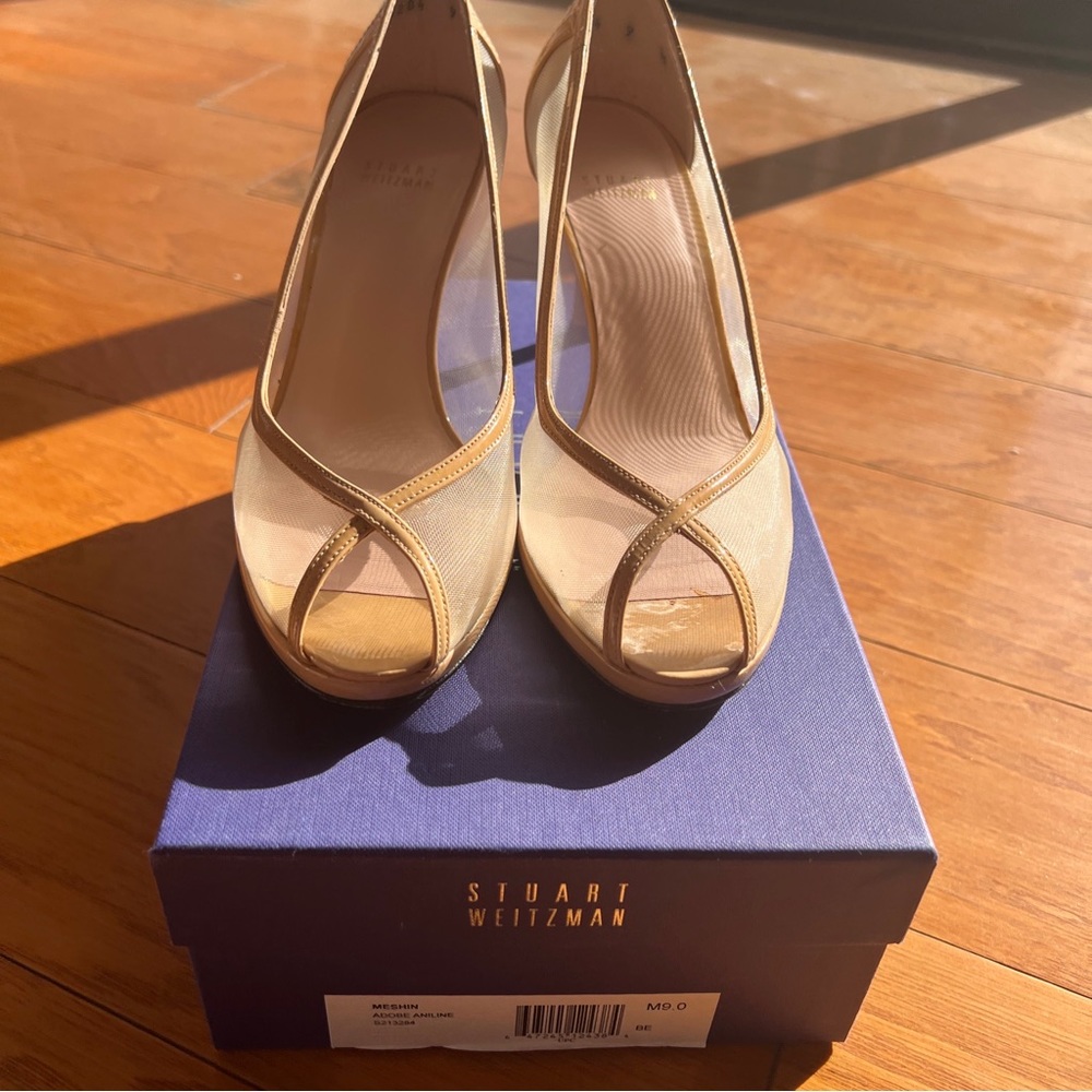 stuart weitzman Meshin adobe aniline size M9.0
